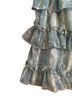 Free People 100% Polyester 100% Rayon Floral Stripes Blue Casual Dress Size XS - photo 6