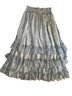 Free People 100% Polyester 100% Rayon Floral Stripes Blue Casual Dress Size XS - photo 3
