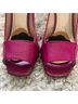 Jil Sander 100% Leather Color Block Pink Heels Size EU 40 - photo 7