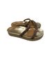 Schutz 100% Leather Gold Sandals Size EU 38 - photo 4