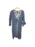 Raj 100% Viscose Solid Blue Cardigan One size - photo 1