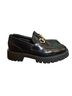 Steve Madden 100% Leather Black Flats Size 7 1/2 - photo 1