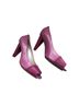 Jil Sander 100% Leather Color Block Pink Heels Size EU 40 - photo 11