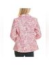 Nanette Lepore 62% Polyester 19% Rayon 19% Acrylic 100% Polyester Tweed Checkered-gingham Color Block Houndstooth Plaid Marled Pink Red Blazer Size 14 - photo 4