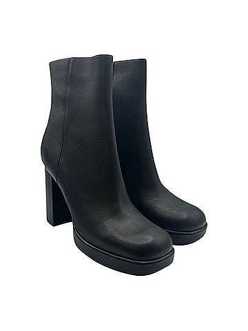 Jeffrey Campbell Sami Black Chunky Heel Ankle Boots (view 1)