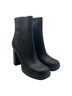 Jeffrey Campbell 100% Leather Black Ankle Boots Size 10 - photo 1