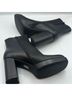 Jeffrey Campbell 100% Leather Black Ankle Boots Size 10 - photo 9