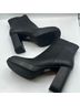 Jeffrey Campbell 100% Leather Black Ankle Boots Size 10 - photo 6