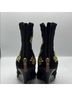 Natori 100% Polyester Print Black Gold Heels Size 6 1/2 - photo 9