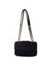 Tory Burch 100% Raffia Graphic Black Gold Crossbody Bag One size - photo 1
