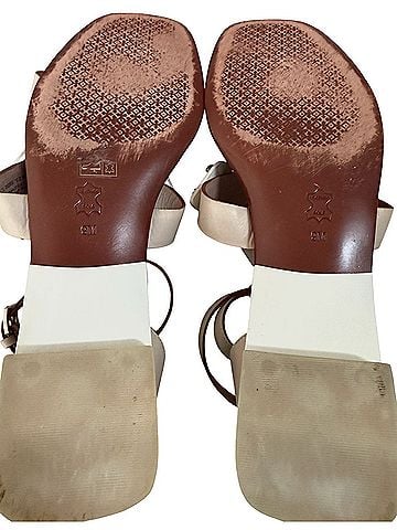 Tory Burch Aurora Leather Ankle-Strap Sandals (view 2)