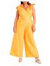 ELOQUII Yellow Jumpsuit Size 22 - photo 1