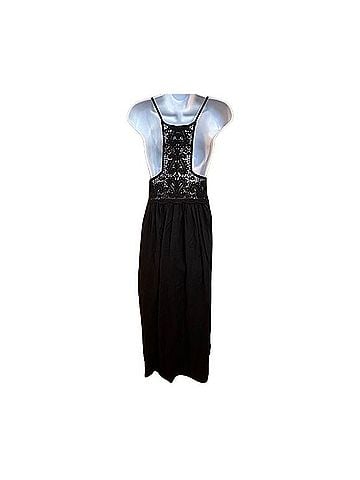 Jason Wu Linen Blend Crochet Top Inset Casual Dress (view 2)