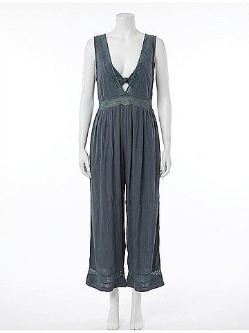 O'Neill Sandie Jumpsuit Coverup in Deep Grey (view 1)