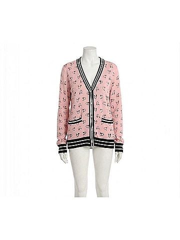 Minnie Rose Pickleball Cardigan in Pink (view 1)