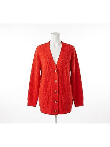 Billabong So Chill Cardigan in Rad Red (view 1)