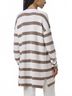 Splendid Stripes White Octavia Open Cardigan in Pine Bark Stripe Size L - photo 4