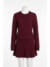 French Connection Red Vhari Knit Classic Pullover Sweater in Cabernet Size S - photo 1