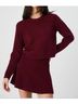 French Connection Red Vhari Knit Classic Pullover Sweater in Cabernet Size S - photo 2