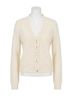 Rails Solid White Mer Cardigan in Ivory Size S - photo 1
