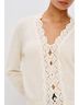 Rails Solid White Mer Cardigan in Ivory Size S - photo 3