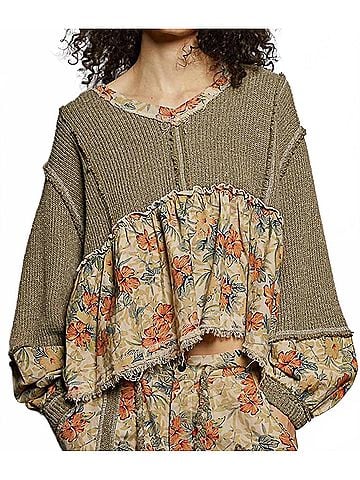 Pol Bren Sweater in Mugwort Green (view 2)