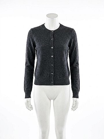 DL1961 Brinn Cardigan in Charcoal Grey (view 1)