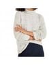 Nic + Zoe White Cable Sparkle Sweater in Reflection Size L - photo 2