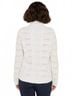 Nic + Zoe White Cable Sparkle Sweater in Reflection Size L - photo 4