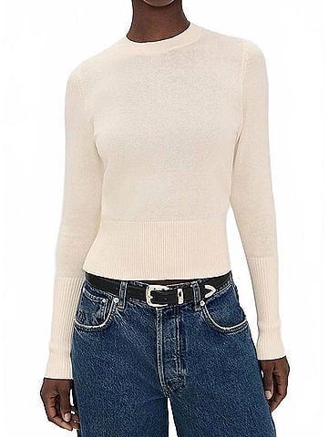DL1961 Lunne Sweater in Ivory (view 2)
