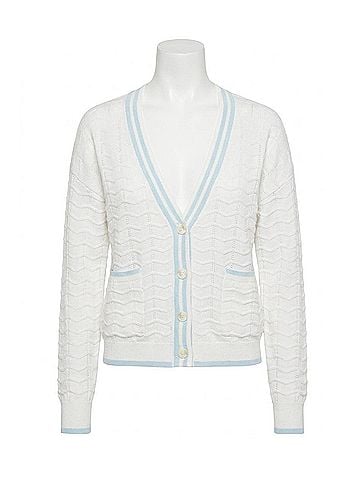 Beach Riot Gene Knit Cardigan in Coastal Waves (view 1)