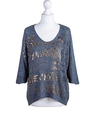 GiGi Moda Lustro Knit Sweater in Charcoal (view 1)