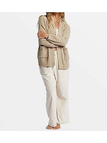 Billabong Sea Side Cardigan in Cobblestone (view 2)