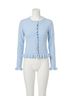 Astr Solid Blue Eowyn Relaxed Cardigan in Blue Size L - photo 1