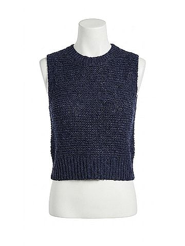 Sadie & Sage Women's Tegan Sweater Vest in Black (view 1)