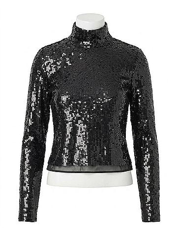 Rag & Bone Women's Lucy Turtleneck in Black (view 1)