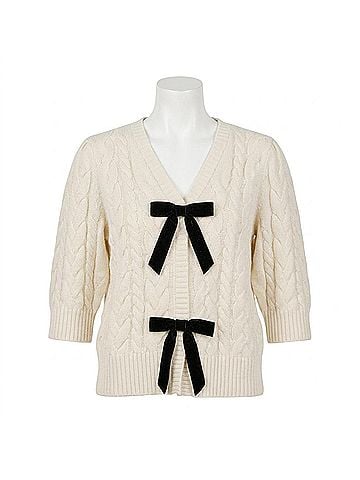 Rails Clarissa Cable Sweater in Ivory (view 1)