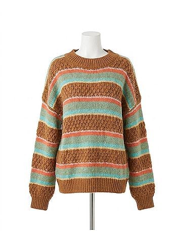 O'Neill Floyd Slouchy Knit Sweater in Chipmunk (view 1)