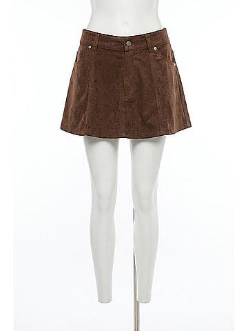 Olivaceous Selah Mini Skirt in Brown (view 1)