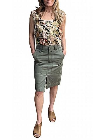 Closed Utility Skirt in 601 (view 2)