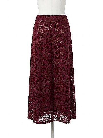 FRNCH Hebert Maxi Skirt in Bordeaux (view 1)