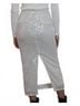 Blu Pepper Silver Icy Sequin Midi Skirt in Silver Size M - photo 3
