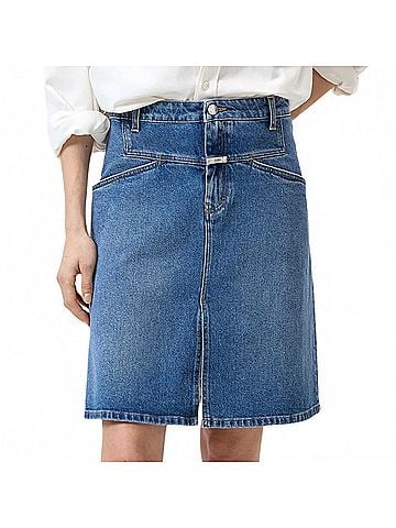 Closed Women's Tover X Denim Skirt in Blue (view 2)