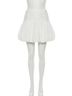 Cinq à Sept Solid White Kaldi Mini Skirt in White Size 4 - photo 1