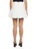 Cinq à Sept Solid White Kaldi Mini Skirt in White Size 4 - photo 4