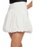 Cinq à Sept Solid White Kaldi Mini Skirt in White Size 4 - photo 6