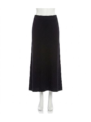 Karen Kane Sweater Knit Midi Skirt in Black (view 1)