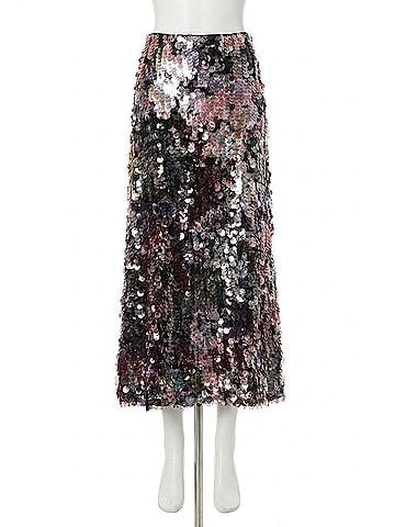 Marie Oliver Odessa Skirt in Euphoria Sequin (view 1)