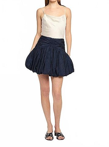 Cinq à Sept Kaldi Mini Skirt in Navy (view 2)