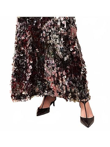 Marie Oliver Odessa Skirt in Euphoria Sequin (view 2)
